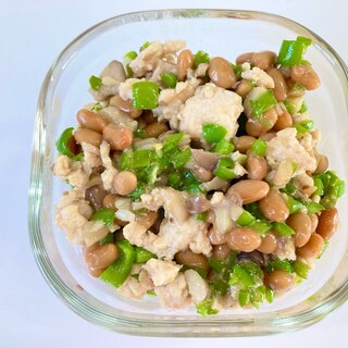 苦手な野菜も混ぜちゃおう！納豆ひき肉そぼろ